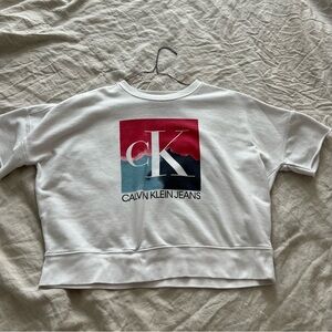 Calvin Klein White Logo Tee